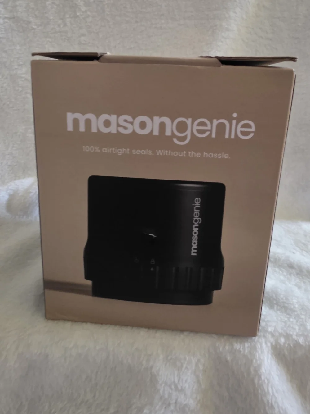NIB Mason Genie Electric Mason Jar Vacuum Sealer Kit